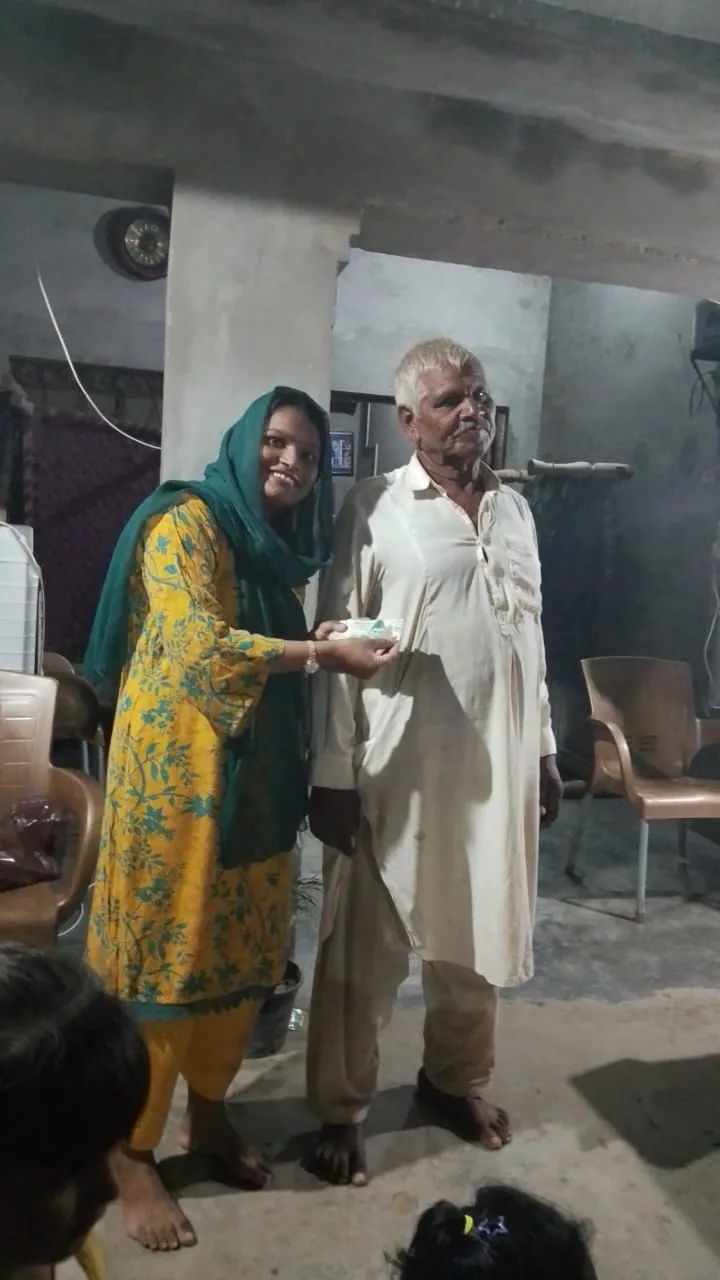 Community support visit in Pakistan