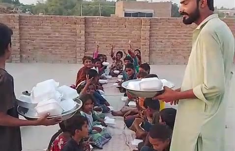 Community meal distribution video thumbnail