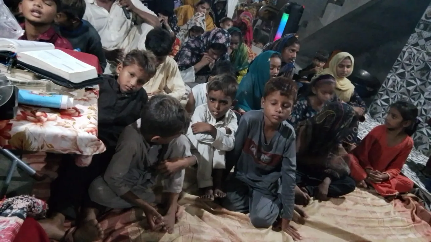 Community support visit in Pakistan
